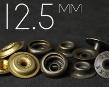 이미지를 갤러리 뷰어에 로드 , YKK | 10mm 볼록 상단 링 스프링 스냅 패스너 | YC10*SK35S