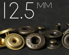 이미지를 갤러리 뷰어에 로드 , YKK | 13mm 컨벡스 탑 S 스프링 스냅 패스너 | YC13*SW35