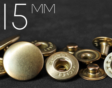 YKK | 15mm Convex Top S-spring Snap Fastener | YC15-MI – ELEMENT