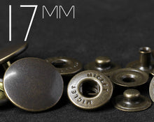 이미지를 갤러리 뷰어에 로드 , YKK | 15mm 컨벡스 탑 S 스프링 스냅 패스너 | YC15*MI