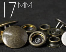Load image into Gallery viewer, YKK | 17mm Convex Top Twin-prong Press Snap Fastener | YTC17-SX70