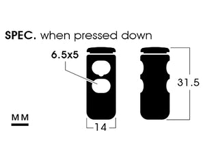 Full POM Cord Lock | A1CL-D1