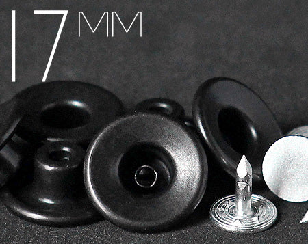 17mm Concave Open-top Jeans Button