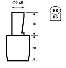 Load image into Gallery viewer, YKK | 9mm Convex Head Jeans Rivet | YR-CV9L