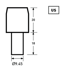 Load image into Gallery viewer, 9.5x10mm Full-brass Capped Tacks | KCT-C95R10