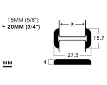 Load image into Gallery viewer, 16MM (5/8”),  20MM (3/4”) Heavy-duty POM Loop | B2L-4