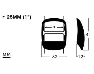 25MM (1”) POM Strap Adjuster | A1SA-4