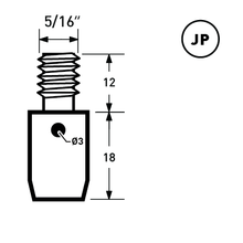 Load image into Gallery viewer, 9.5mm Double Cap Flat Head Rivet | EK-DF95*75