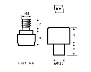 YKK | 11.5mm Convex Top S-spring Snap Fastener | YC115-SW35