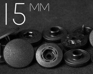 FJA | 15mm Double-sided Plastic Press Snap Fastener | APS-MA15