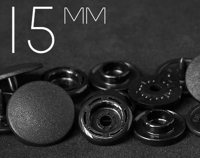 FJA | 15mm Double-sided Plastic Press Snap Fastener | APS-MB15