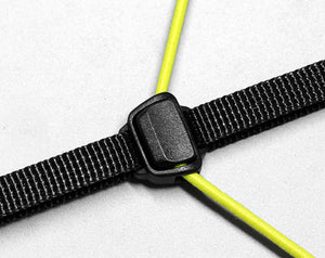 NIFCO | 8MM (5/16") Double Loop POM 1-hole Cord Lock | B5-CLU5
