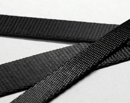 10MM (3/8”), 16MM (5/8”), 20MM (3/4”), 25MM (1”), 32MM (1-1/4”), 38MM (1-1/2”) Heavy-weight High-density Poly Webbing | BW-MW