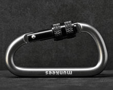 Load image into Gallery viewer, munkees | Aluminum Carabiner with Lock | CA-A13