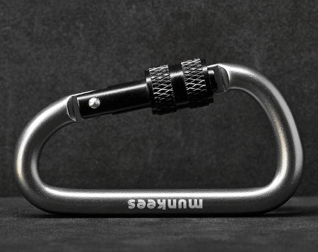 munkees | Aluminum Carabiner with Lock | CA-A13