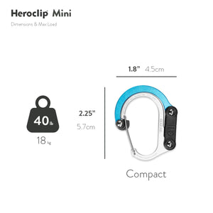 Heroclip | Multifunctional Carabiner Gear Clip and Hook | CA-A14