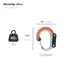 Load image into Gallery viewer, Heroclip | Multifunctional Carabiner Gear Clip and Hook | CA-A14