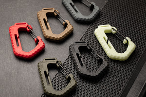 PSIGEAR | 16MM (5/8”) x 25MM (1”) POM Tactical Molle Carabiner | CA-P3