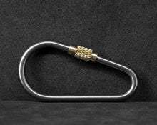 Load image into Gallery viewer, Titanium Carabiner with Lock | CA-T1