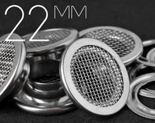 Load image into Gallery viewer, 2.2mm Flat Top Brass Mesh Eyelet | EE-FN22