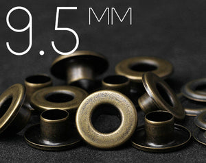 9.5mm Flat Top Brass Eyelet | EE-XF95