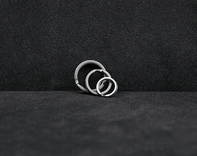 6.5 /  8.5 / 10.5 MM 304 Stainless Steel Flat Mini Split Ring | EKR-SE