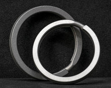 Load image into Gallery viewer, [ Matte Finish ] 25 / 28 / 30 MM Titanium Split Ring | EKR-TBM