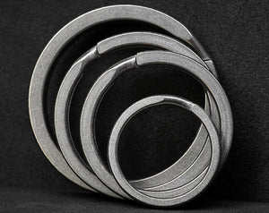 18 / 25 / 28 / 32 MM チタン スプリット リング | EKR-TB