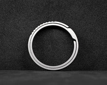 Load image into Gallery viewer, Titanium Flat Split Ring | EKR-TE