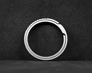 Titanium Flat Split Ring | EKR-TE