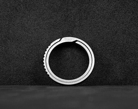 Titanium Flat Split Ring | EKR-TE