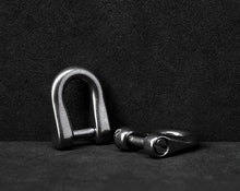 이미지를 갤러리 뷰어에 로드 , 6MM (1/4") Titanium Screw Shackle D-ring | ETC-D3