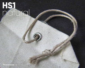 [ POMO ] 1.5mm Pre-cut / Pre-tied Waxed Hemp Cotton String | HS1