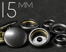 Load image into Gallery viewer, YKK | 15mm Convex Top Ring-spring Snap Fastener | YC15*SK75