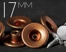 Load image into Gallery viewer, RIVETER | [ LIMITED EDITION ] 17mm One-piece Concave Open-top Jeans Button | KHCB-CC17