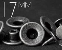 Load image into Gallery viewer, RIVETER | Full-brass 17mm Concave-top Donut Jeans Button | KHCB-PC17
