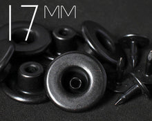 Load image into Gallery viewer, RIVETER | Short-shank Full-brass 17mm Flat-top Donut Jeans Button | KHCB-PF17