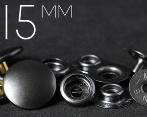 Kane-E | 15mm Convex Top Ring-spring Snap Fastener | KPS-YSCV15