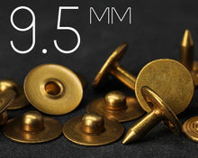 Load image into Gallery viewer, RIVETER | Full-brass 9.5mm Nipple Jeans Nipple Rivet | KR-N95C