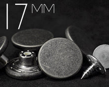 Load image into Gallery viewer, RIVETER | { LIMITED } 17mm Thick Flat-top Cap Nylon Insert Jeans Button | KSCB-XF17