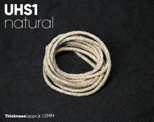 Load image into Gallery viewer, 1.5mm Pre-cut / Pre-tied Unwaxed Hemp Cotton String | UHS1