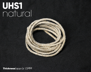 1.5mm Pre-cut / Pre-tied Unwaxed Hemp Cotton String | UHS1