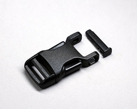 Woojin | 16MM (5/8”), 20MM (3/4”), 25MM (1”), 38MM (1-1/2”) Quick Repair POM Side Release Buckle | W3396