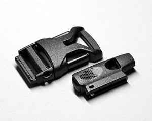 Woojin | 16MM (5/8”), 20MM (3/4”) POM Buckle with Removable Whistle | W514