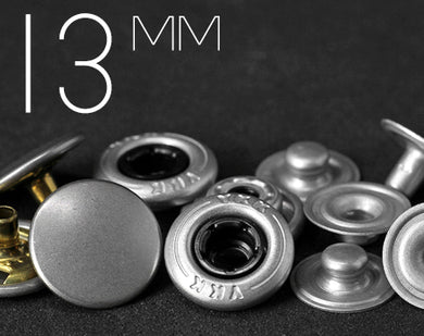 YKK | 13mm Convex Top Aluminum Snap Fastener | YC13-SWP30
