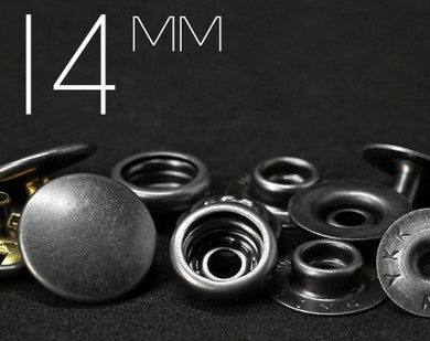 YKK | 14mm Convex Top Ring-spring Snap Fastener | YC14-SK35M