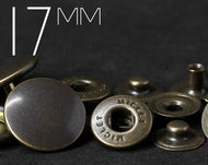 YKK | MICLET 27L / 17MM Convex Top S-spring Snap Fastener | YC17-MI