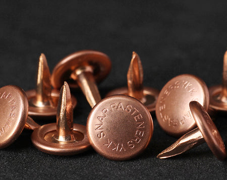 リベット用 9.5x6.5mm ソリッド銅タック | KCT-95P65