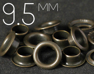 YKK | 9.5mm Heavy-duty Brass Eyelet | YE-R95 [#300]