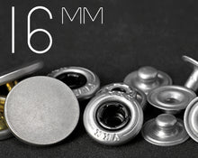 Load image into Gallery viewer, YKK | 16mm Flat Top Aluminum Snap Fastener | YF16-SWP30